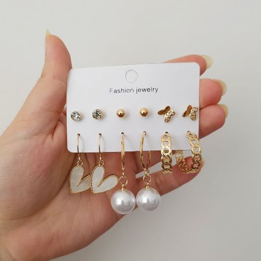 گوشواره Fashion Jewelry کد 1224 - خرید آنلاین از گالری آداس